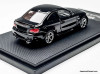 BMW M1 Coupe (E82), Sapphire Black/Silver Wheels 1:64 Diecast Model Car by 7CM Model