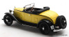 1929 Bugatti Type 40 Roadster, Yellow/Black 1:43 Resin Cast Model Car by Matrix