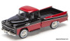 1957 Dodge Sweptside Pick-Up, Red/Black 1:48 Diecast Model Truck by Denver Diecast