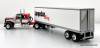 Kenworth W900A Sleeper Tractor w/40' Vintage Refrigerated Trailer: LargeCar Mag 1:64 Diecast Model Truck DCP by FG