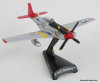 North American P-51D Mustang: Bunny Red Tail 1:100 Diecast Model Plane by Postage Stamp