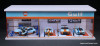 Gulf Showroom & Workshop w/Lighting 1:64 Diorama by MoreArt