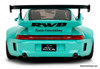 Porsche RWB Kei Kishi, Teal 1:18 Diecast Model Car by Pink Slips