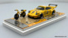 Porsche 964, Metallic Yellow w/Bicycle: Minions 1:64 Diecast Model Car by Utimate