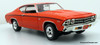RARE!! 1969 Chevy Chevelle, Orange 1:24 Diecast Model Car by Johnny Lightning