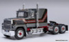 1978 Ford LTL 9000 Sleeper Tractor, Metallic Gray/Custom 1:43 Diecast Model Truck by IXO