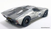 1966 Ford GT40 MKII F85, Silver 1:18 Diecast Model Car by Acme