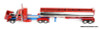 Peterbilt 389 Sleeper Tractor w/Heil Fuel Tanker: Sancken Trucking, Amcan, 1:64 Diecast Model Truck DCP by First Gear