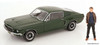 1968 Ford Mustang GT Fastback, Highland Green w/ Figure 1:12 Diecast Model Car by KK Scale