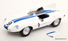Jaguar D-Type Longnose #9, White 24h Le Mans 1955 1:18 Diecast Model Car by CMR