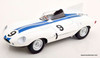 Jaguar D-Type Longnose #9, White 24h Le Mans 1955 1:18 Diecast Model Car by CMR