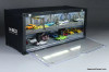 MBOX  Overpass Container  w/Underground Parking & Lights 1:64 Diorama by MoreArt