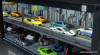 MBOX  Overpass Container  w/Underground Parking & Lights 1:64 Diorama by MoreArt