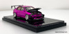 Mitsubishi Evolution IX Widebody, Flash Pink/Carbon Fiber 1:64 Diecast Model Car by Finclassically
