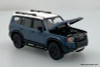 Toyota Land Cruiser 250, Blue/White 1:64 Diecast Model Car by Trends Hobby
