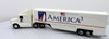 GMC Sleeper Cab w/ 53' Trailer: America³ 1:64 Diecast Model Truck by ERTL