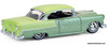 1955 Chevrolet Bel Air Lowrider, Crocus Yellow/Laurel Green 1:64 Diecast Model Car by Greenlight