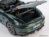 2023 Porsche 718 Spyder RS Weissach Package, Forest Green Metallic 1:18 Diecast Model Car by Norev