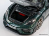 2023 Porsche 718 Spyder RS Weissach Package, Forest Green Metallic 1:18 Diecast Model Car by Norev