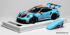 Porsche 911 GT3 RS (992) w/Detachable Roof Rack, Gulf Blue 1:18 Resin Cast Model Car by Ivy Merit