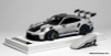 Porsche 911 GT3 RS (992) w/Detachable Roof Rack, Ice Gray Metallic 1:18 Resin Cast Model Car by Ivy Merit