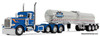 Peterbilt 389 Day Cab w/Walker Food Grade Tank Trailer:  Finnesgard Trucking 1:64 Diecast Model Truck DCP by FG