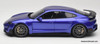 2023 Porsche Taycan Turbo GT, Purple Sky Metallic 1:18 Resin Cast Model Car by GT Spirit