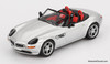 BMW Z8 Convertible, Silver 1:64 Diecast Model Car by Mini GT