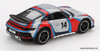 1978 Porsche 911 #14, Ice Grey Metallic: Dakar Rally 1978 1:64 Diecast Model Car by Mini GT