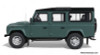 2016 Land Rover Defender 3 Station Wagon, Green 1:18 Resin Cast Model Car by GT Spirit