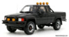 1985 Toyota Hilux SR5 Pick-Up Truck, Glossy Black 1:18 Resin Cast Model Truck by Otto