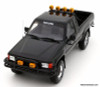 1985 Toyota Hilux SR5 Pick-Up Truck, Glossy Black 1:18 Resin Cast Model Truck by Otto