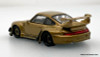 Porsche 993 RWB, Gold 1:64 Diecast Model Car by Model M