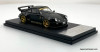 Porsche 930 RWB, Matte Black w/Figure: Stella Artois 1:64 Diecast Model Car by My Model Collect