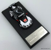 Porsche 993 RWB, #77, Black w/Figure: Skeleton Rexy 1:64 Diecast Model Car by My Model Collect