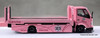 Hino H300 Flatbed Car Carrier, Pink: The Pig 1:64 Diecast Model Truck by Cool Car