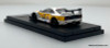 Ferrari F40 LBWK #23, White/Yellow 1:64 Diecast Model Car by Ghost Player