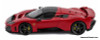 2024 Ferrari F80, Rossa Corsa Red (Black Wheels) 1:18 Diecast Model Car by Burago