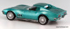 1969 Chevrolet Corvette C3, Metallic Green 1:87 ABS plastic Model Car by Brekina