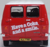 1978 Bedford CF Van: Coca Cola 1:76 Diecast Model Van by Oxford Diecast