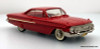 1961 Chevrolet Impala Sport Coupe, Red 1:43 White Metal Model Car by The Brooklin Collection