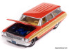 1964 Ford Country Squire, Poppy Red w/Honey-Colored Wood Trim 1:64 Diecast Model Car by Auto World