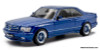 1990 Mercedes Benz 560 SEC Wide Body, Linarite Blue Metallic 1:43 Diecast Model Car by Solido