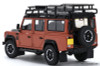 2015 Land Rover Defender 110 (Adventure Edition), Metallic Orange/Black 1:43 Diecast Model Car by Almost Real