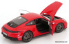 2024 Porsche 911 Carrera 4 GTS, Guards Red 1:18 Diecast Model Car by Norev