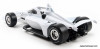 2025 NTT INDYCAR Series, Blank White Autograph Car (Super Speedway Confirguration) 1:18 Diecast Model Car by IXO