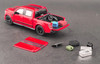 Ford F-150 Shelby Pick-Up Truck w/Accessories, Red 1:64 Diecast Model Truck by Fine Works64