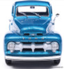1952 Ford F-100 Pick-Up, Metallic Blue 1:24 Diecast Model Truck by IXO