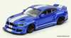 Ford Mustang (6th Generation) Clinched Widebody Kit, Metallic Blue 1:64 Diecast Model Car by Liberty64