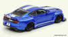 Ford Mustang (6th Generation) Clinched Widebody Kit, Metallic Blue 1:64 Diecast Model Car by Liberty64
